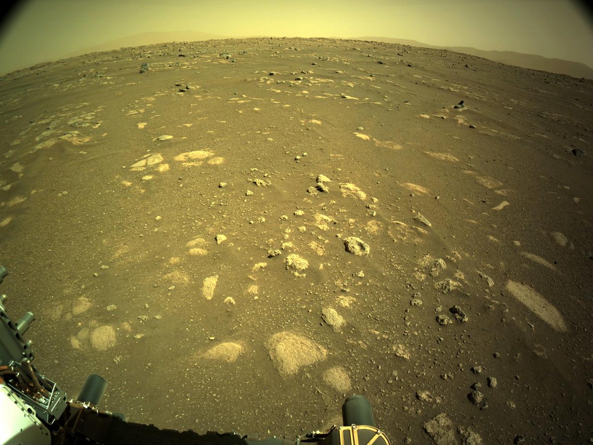 This image was taken by NAVCAM_LEFT onboard NASA's Mars rover Perseverance on Sol 13