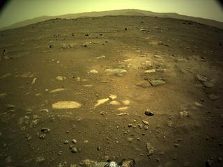View image taken on Mars, Mars Perseverance Sol 13: Left Navigation Camera (Navcam)