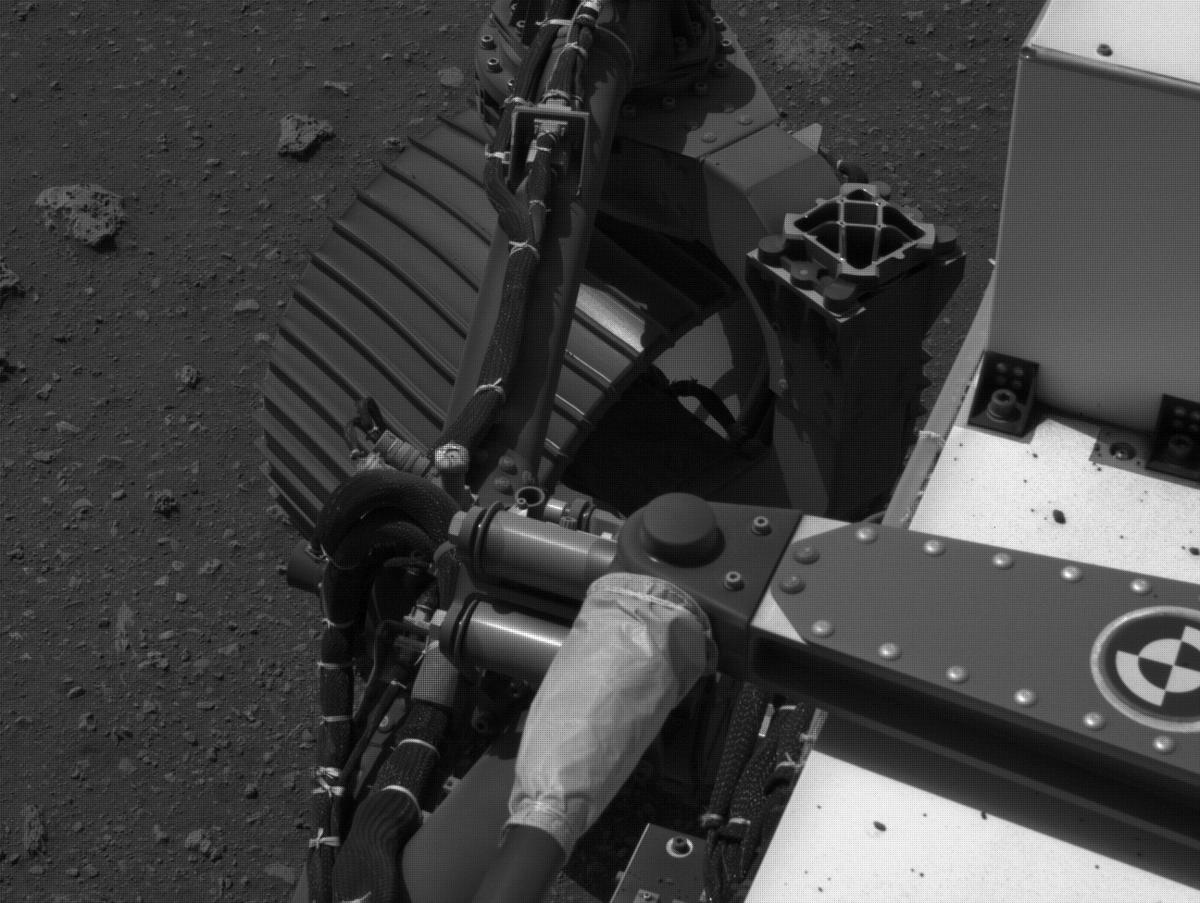 This image was taken by NAVCAM_RIGHT onboard NASA's Mars rover Perseverance on Sol 13