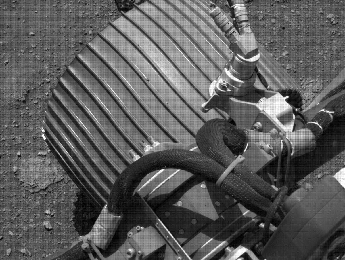 This image was taken by NAVCAM_RIGHT onboard NASA's Mars rover Perseverance on Sol 13