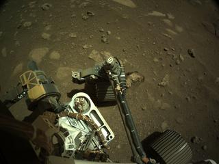 View image taken on Mars, Mars Perseverance Sol 13: Right Navigation Camera (Navcam)