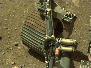 View image taken on Mars, Mars Perseverance Sol 14: Left Navigation Camera (Navcam)