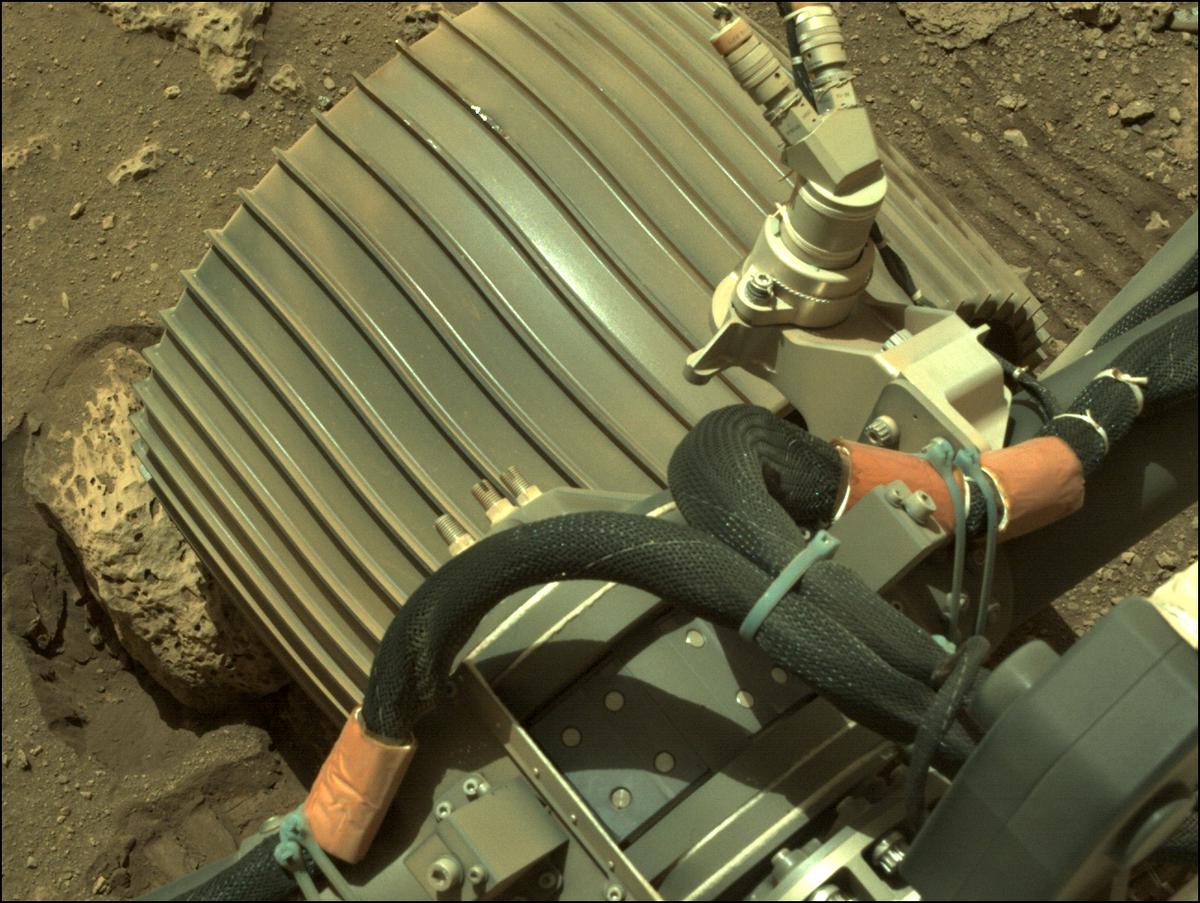 This image was taken by NAVCAM_RIGHT onboard NASA's Mars rover Perseverance on Sol 14