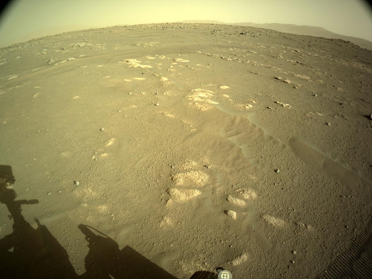 This image was taken by NAVCAM_LEFT onboard NASA's Mars rover Perseverance on Sol 15