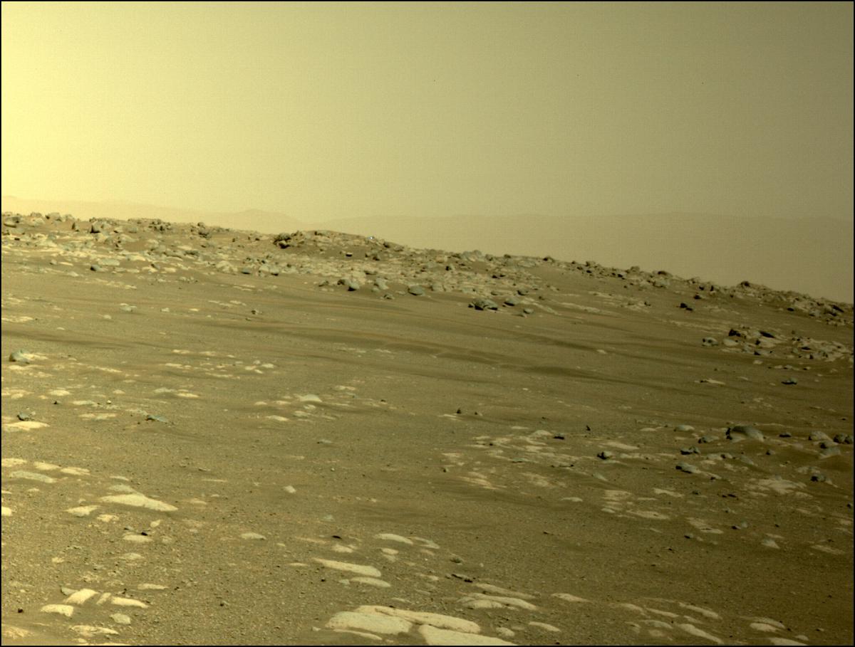 This image was taken by NAVCAM_RIGHT onboard NASA's Mars rover Perseverance on Sol 15