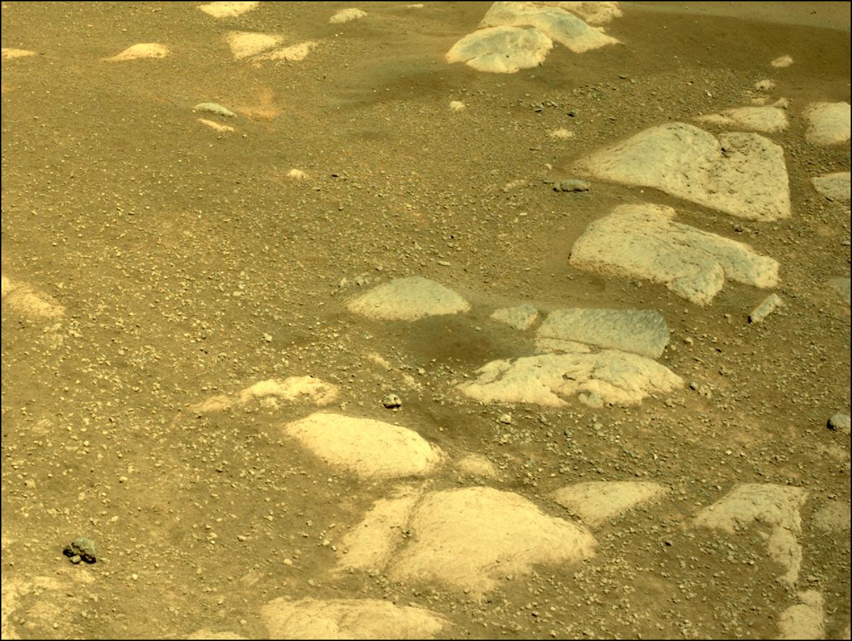 This image was taken by NAVCAM_RIGHT onboard NASA's Mars rover Perseverance on Sol 15