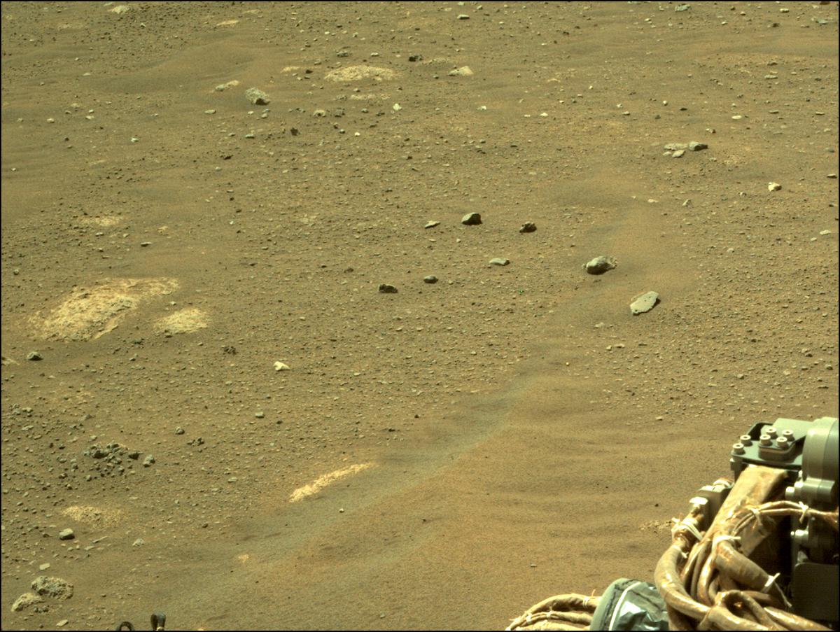 This image was taken by NAVCAM_RIGHT onboard NASA's Mars rover Perseverance on Sol 15