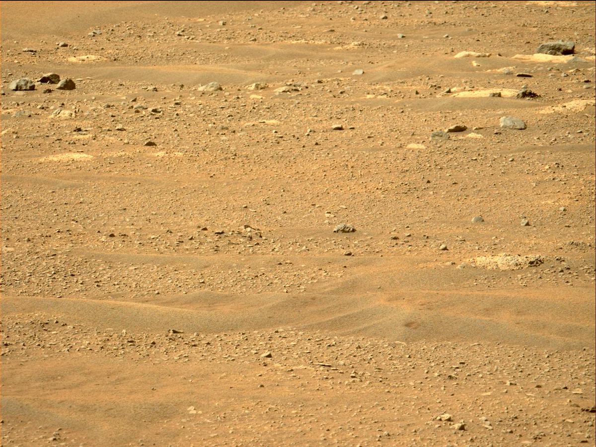 This image was taken by MCZ_LEFT onboard NASA's Mars rover Perseverance on Sol 15
