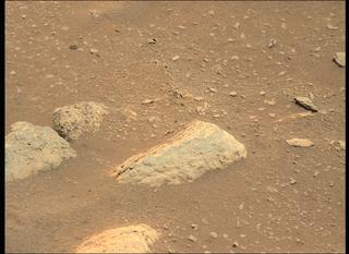View image taken on Mars, Mars Perseverance Sol 16: Left Mastcam-Z Camera