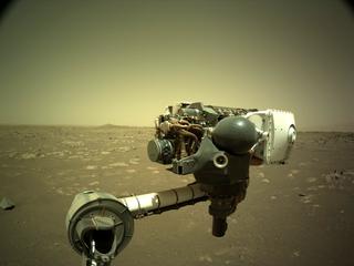 View image taken on Mars, Mars Perseverance Sol 17: Left Navigation Camera (Navcam)
