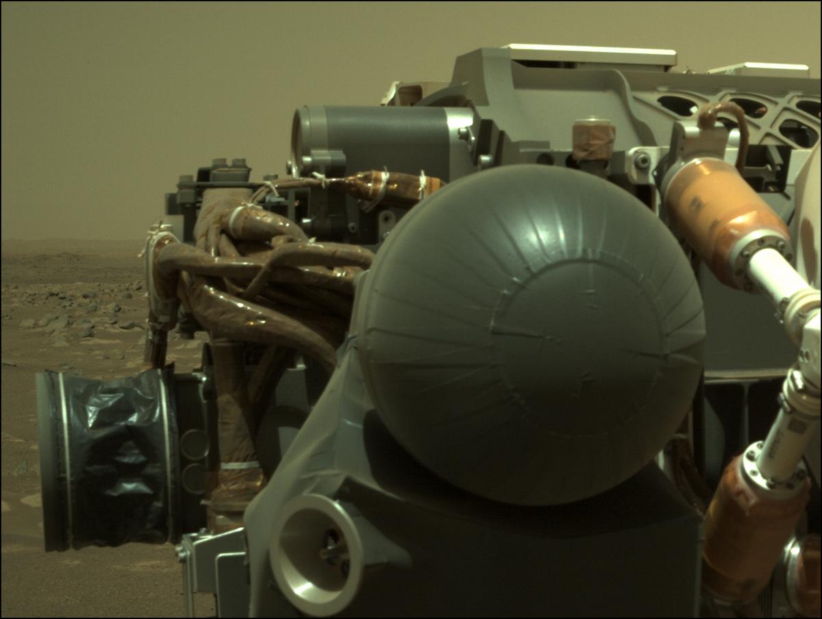 This image was taken by NAVCAM_RIGHT onboard NASA's Mars rover Perseverance on Sol 17