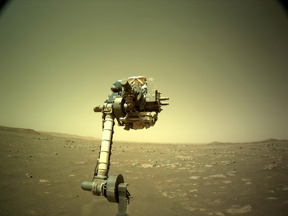 This image was taken by NAVCAM_RIGHT onboard NASA's Mars rover Perseverance on Sol 17