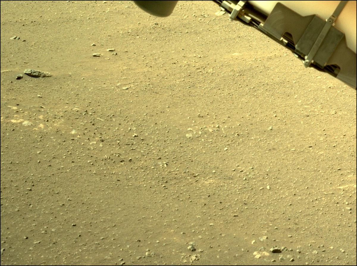This image was taken by NAVCAM_RIGHT onboard NASA's Mars rover Perseverance on Sol 17