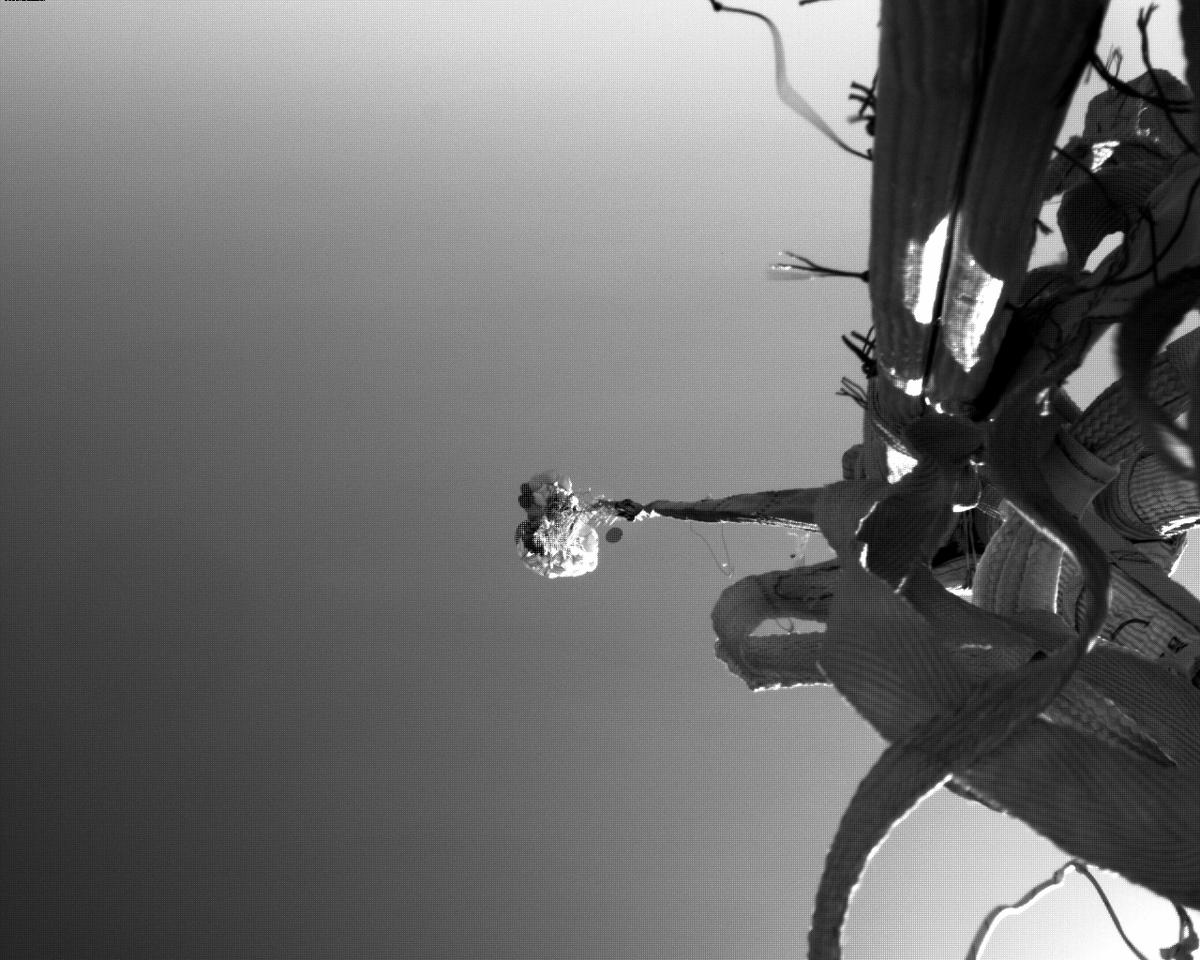 This image was taken by EDL_PUCAM1 onboard NASA's Mars rover Perseverance on Sol 20