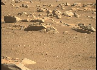 View image taken on Mars, Mars Perseverance Sol 22: Left Mastcam-Z Camera