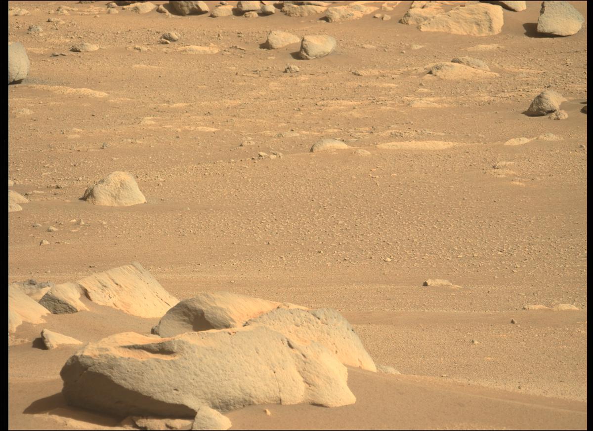 This image was taken by MCZ_LEFT onboard NASA's Mars rover Perseverance on Sol 22