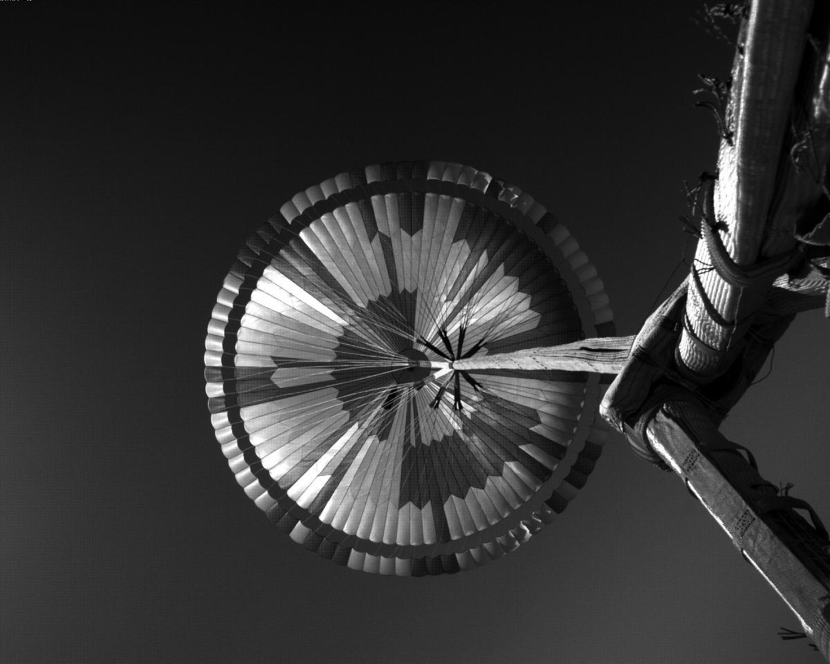 This image was taken by EDL_PUCAM2 onboard NASA's Mars rover Perseverance on Sol 23