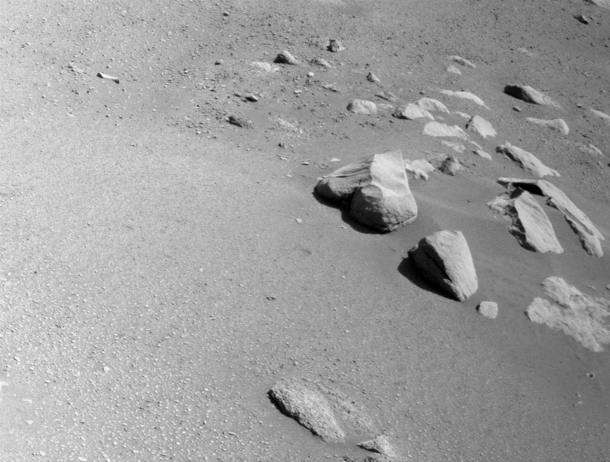 This image was taken by NAVCAM_RIGHT onboard NASA's Mars rover Perseverance on Sol 23