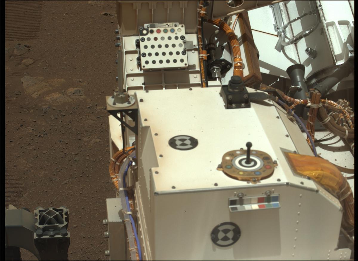 This image was taken by MCZ_LEFT onboard NASA's Mars rover Perseverance on Sol 23