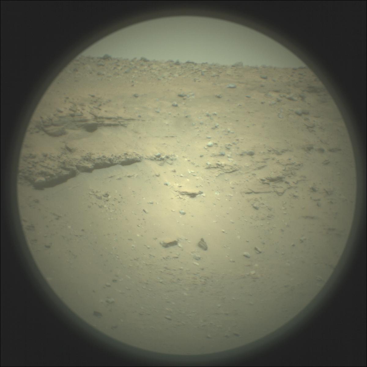 This image was taken by SUPERCAM_RMI onboard NASA's Mars rover Perseverance on Sol 26
