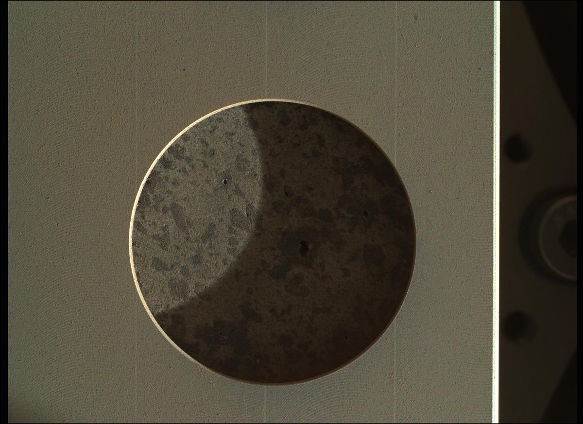 This image was taken by SHERLOC_WATSON onboard NASA's Mars rover Perseverance on Sol 26