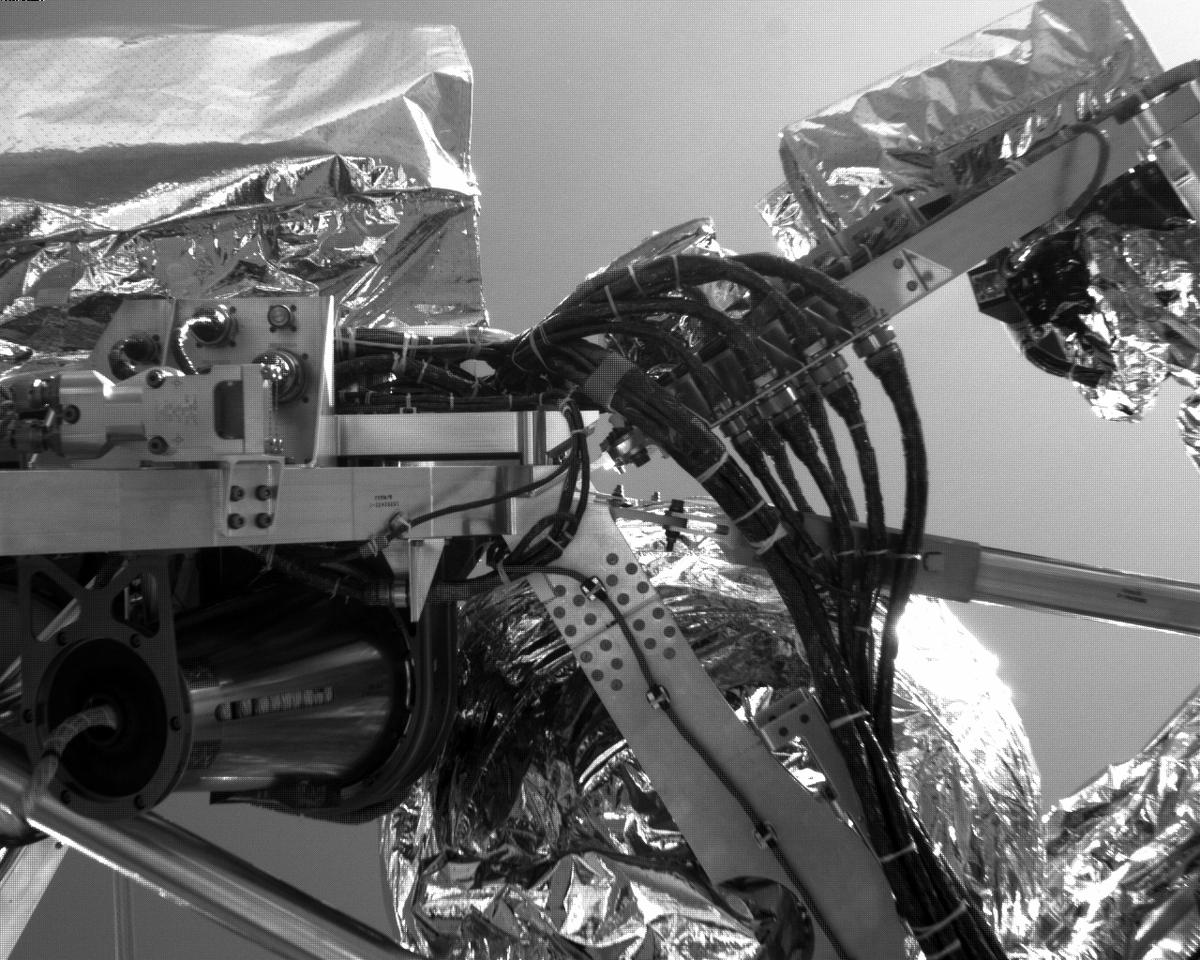 This image was taken by EDL_RUCAM onboard NASA's Mars rover Perseverance on Sol 28