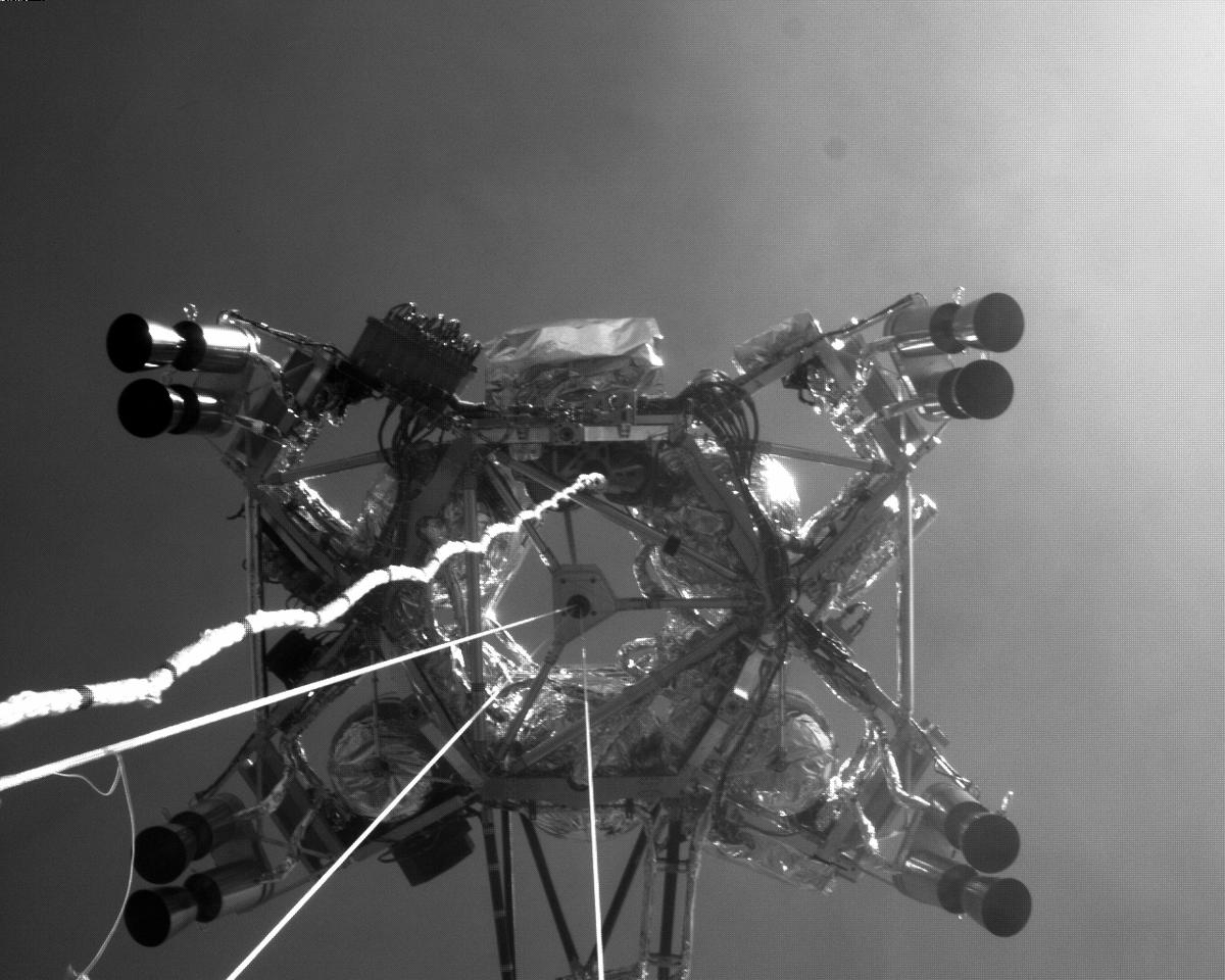 This image was taken by EDL_RUCAM onboard NASA's Mars rover Perseverance on Sol 28