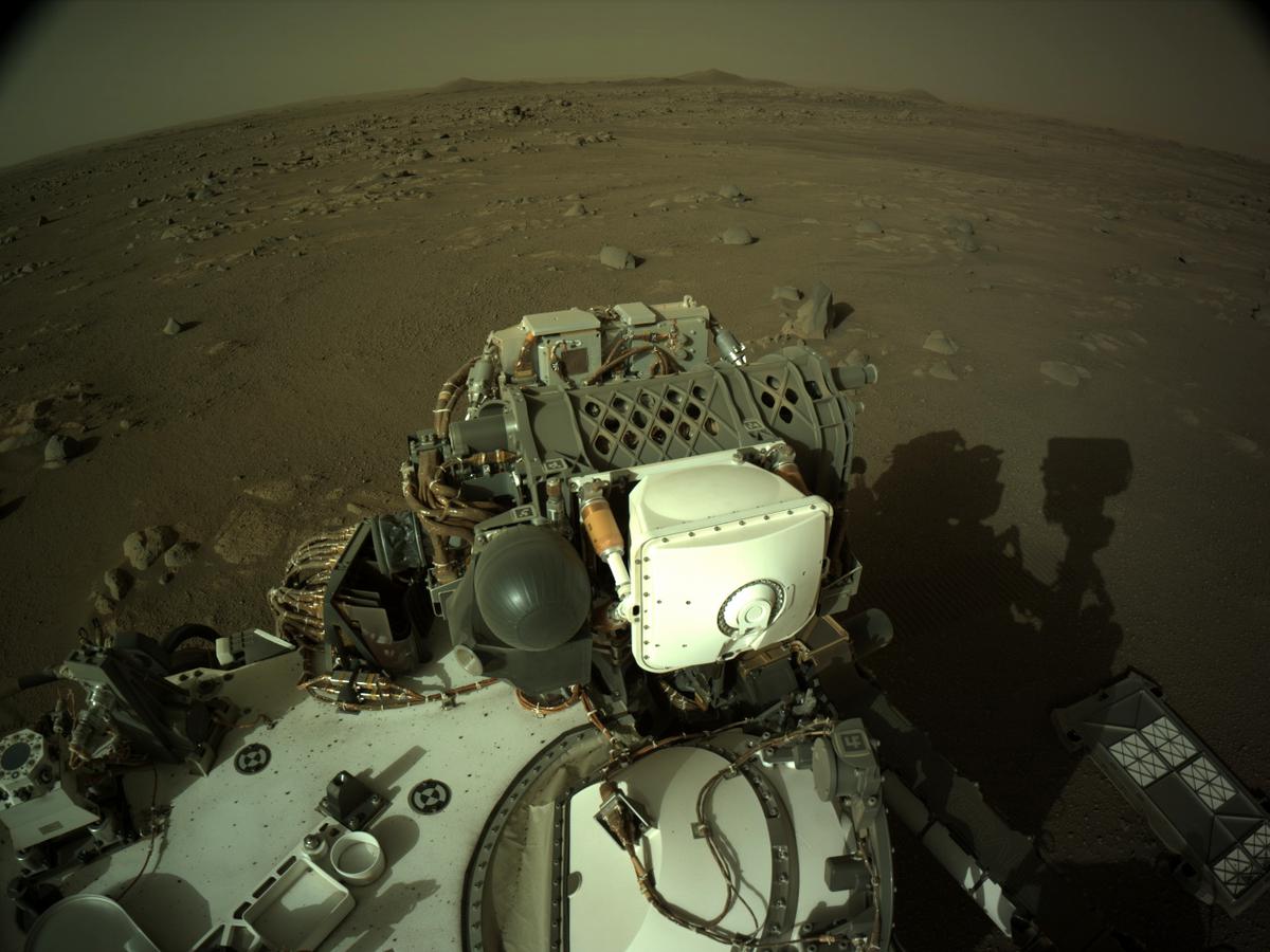 This image was taken by NAVCAM_LEFT onboard NASA's Mars rover Perseverance on Sol 29