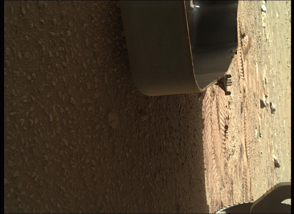 This image was taken by SHERLOC_WATSON onboard NASA's Mars rover Perseverance on Sol 30