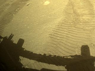 View image taken on Mars, Mars Perseverance Sol 31: Front Right Hazard Avoidance Camera (Hazcam)