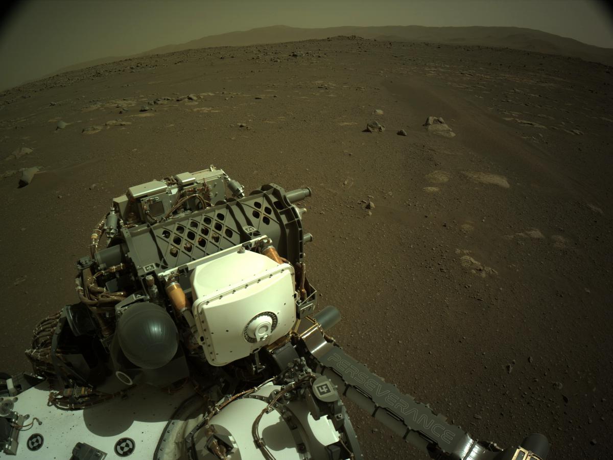 This image was taken by NAVCAM_LEFT onboard NASA's Mars rover Perseverance on Sol 31