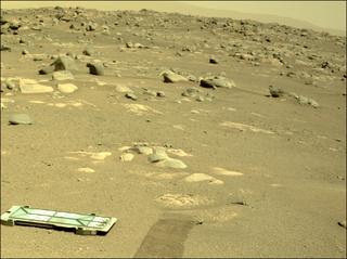 View image taken on Mars, Mars Perseverance Sol 31: Right Navigation Camera (Navcam)