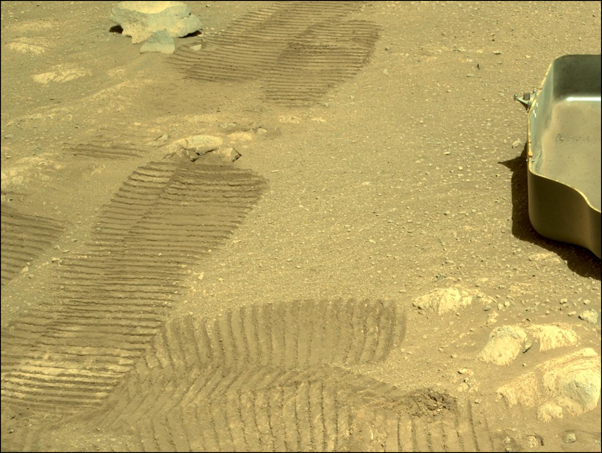 This image was taken by NAVCAM_RIGHT onboard NASA's Mars rover Perseverance on Sol 31
