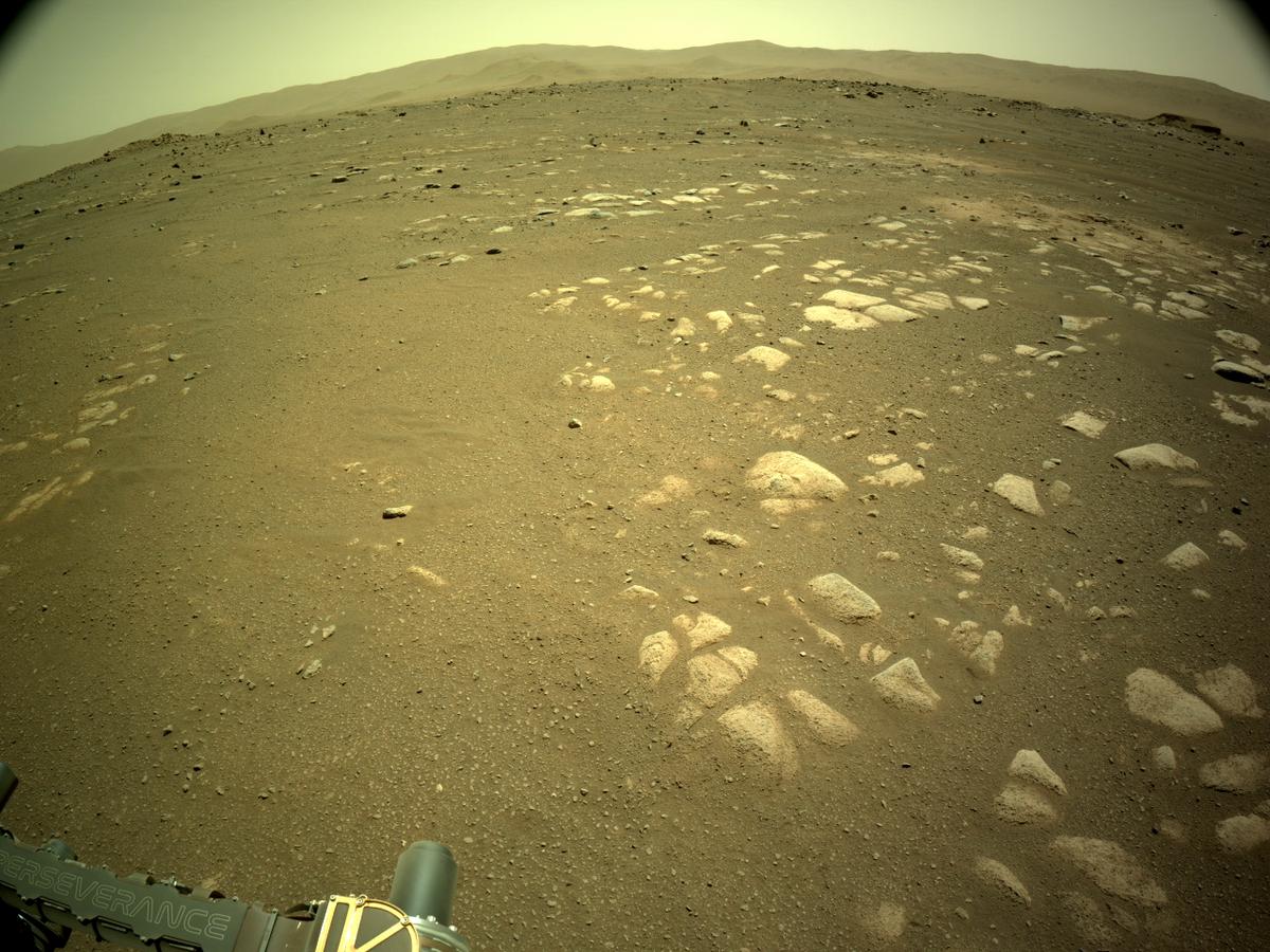 This image was taken by NAVCAM_RIGHT onboard NASA's Mars rover Perseverance on Sol 32