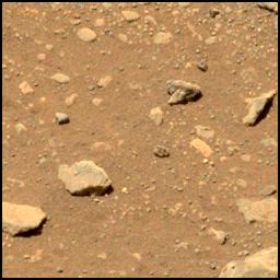 This image was taken by MCZ_LEFT onboard NASA's Mars rover Perseverance on Sol 32