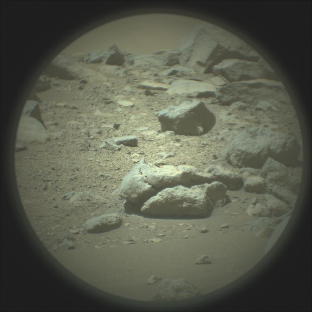 This image was taken by SUPERCAM_RMI onboard NASA's Mars rover Perseverance on Sol 33