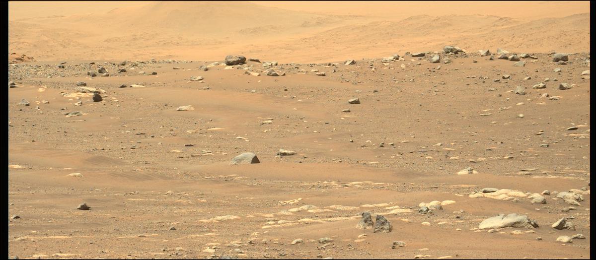 This image was taken by MCZ_LEFT onboard NASA's Mars rover Perseverance on Sol 33