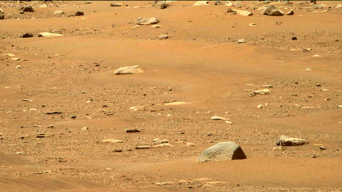 This image was taken by MCZ_RIGHT onboard NASA's Mars rover Perseverance on Sol 33