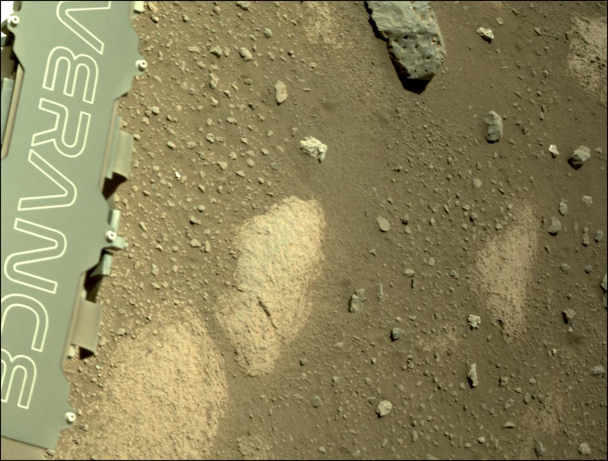 This image was taken by NAVCAM_RIGHT onboard NASA's Mars rover Perseverance on Sol 34