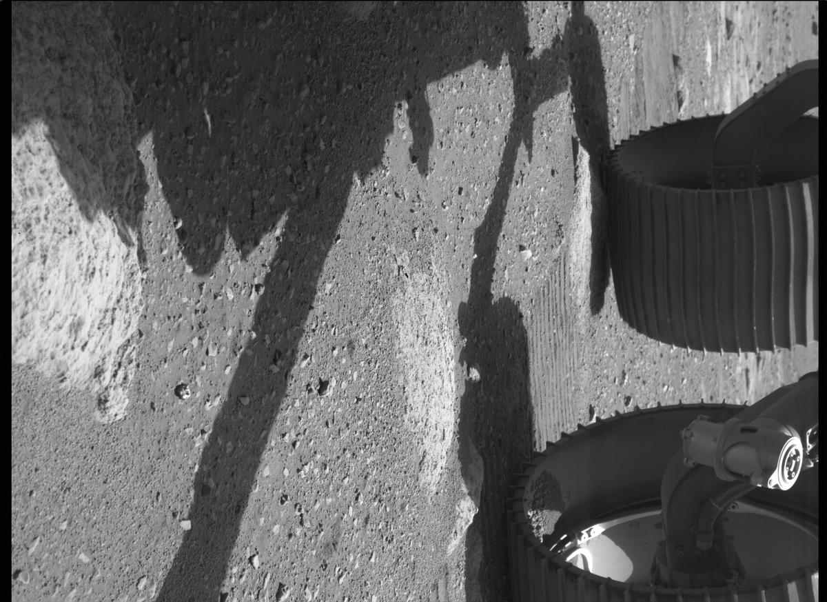 This image was taken by SHERLOC_WATSON onboard NASA's Mars rover Perseverance on Sol 36
