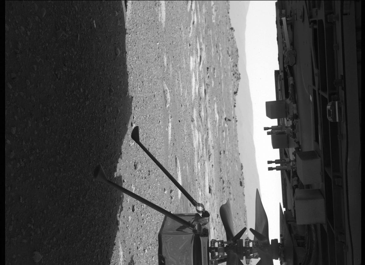 This image was taken by SHERLOC_WATSON onboard NASA's Mars rover Perseverance on Sol 38