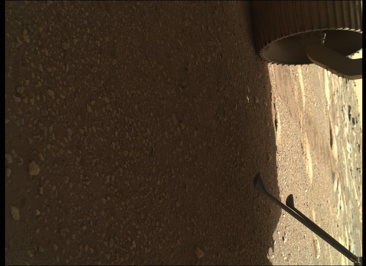 This image was taken by SHERLOC_WATSON onboard NASA's Mars rover Perseverance on Sol 38