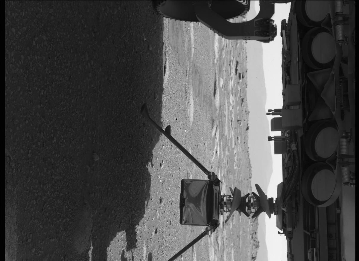 This image was taken by SHERLOC_WATSON onboard NASA's Mars rover Perseverance on Sol 39