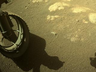 View image taken on Mars, Mars Perseverance Sol 43: Front Left Hazard Avoidance Camera (Hazcam)