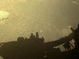 View image taken on Mars, Mars Perseverance Sol 43: Front Left Hazard Avoidance Camera (Hazcam)