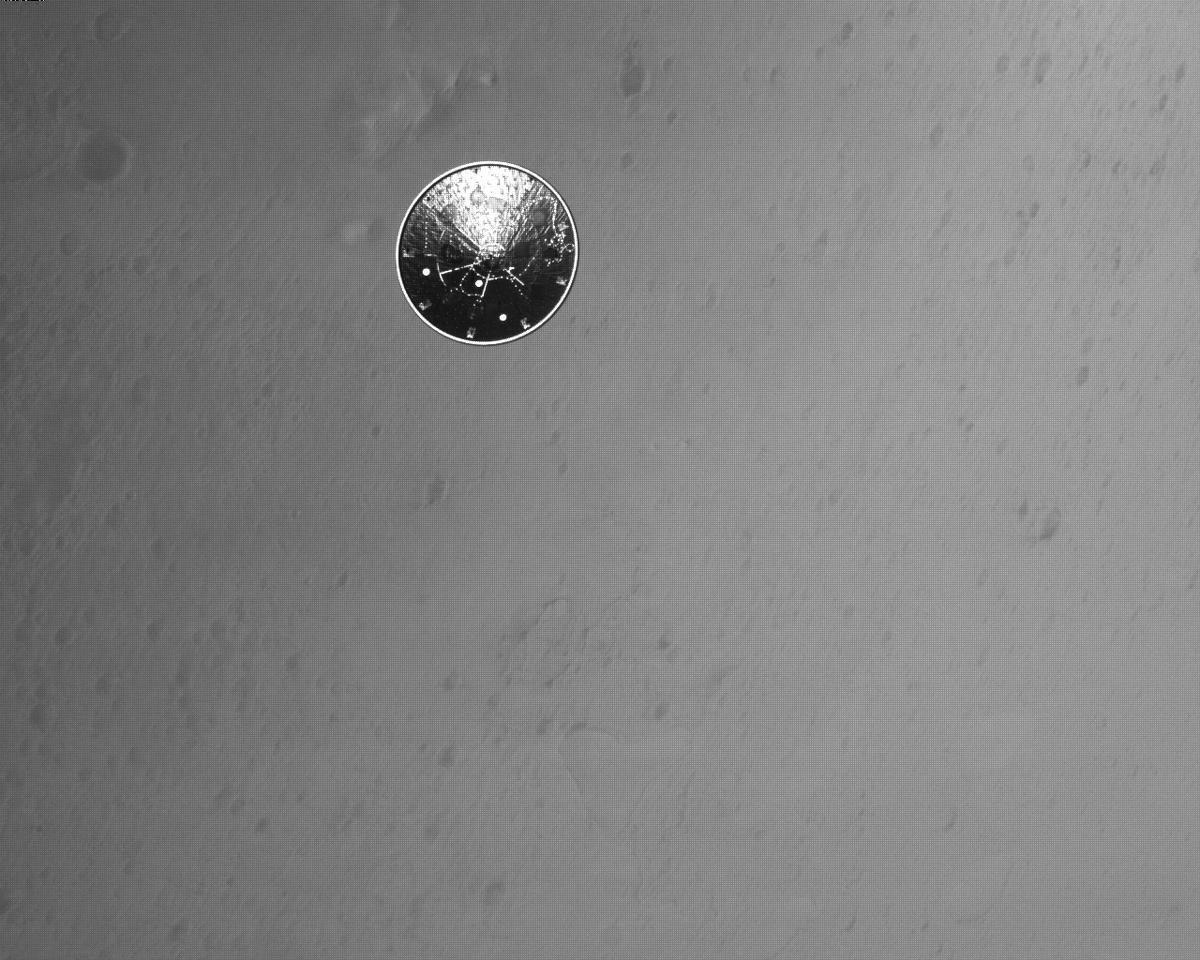 This image was taken by EDL_RDCAM onboard NASA's Mars rover Perseverance on Sol 44