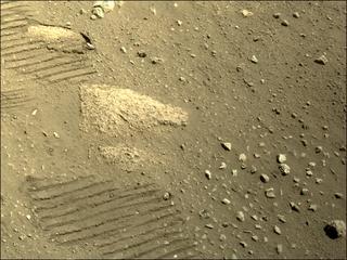 View image taken on Mars, Mars Perseverance Sol 44: Left Navigation Camera (Navcam)