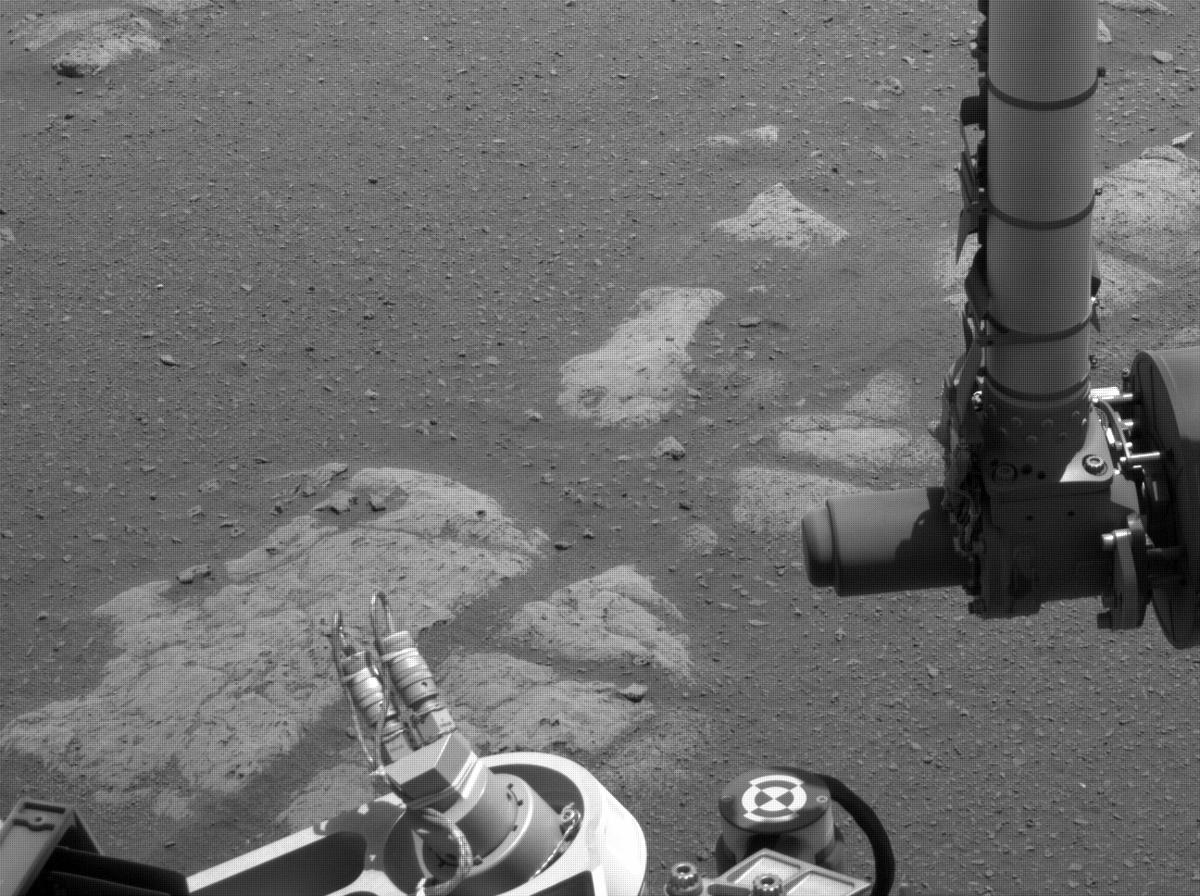 This image was taken by NAVCAM_LEFT onboard NASA's Mars rover Perseverance on Sol 45