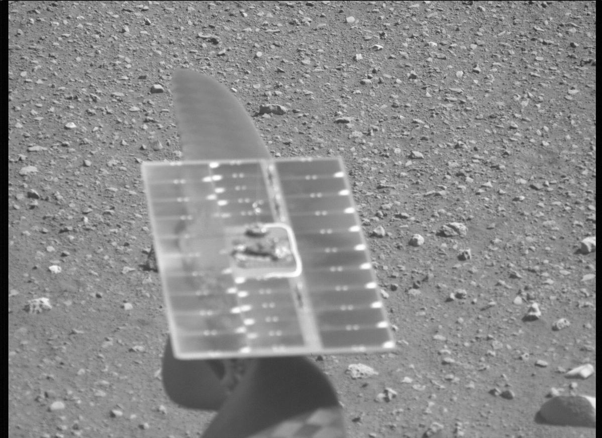 This image was taken by MCZ_LEFT onboard NASA's Mars rover Perseverance on Sol 45