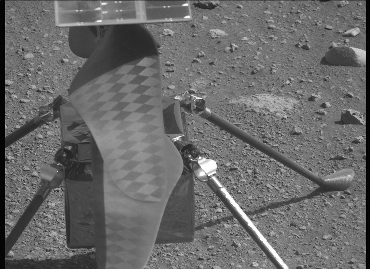 This image was taken by MCZ_RIGHT onboard NASA's Mars rover Perseverance on Sol 45